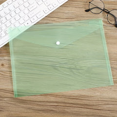 5pcs Plastic Office File Document Bags