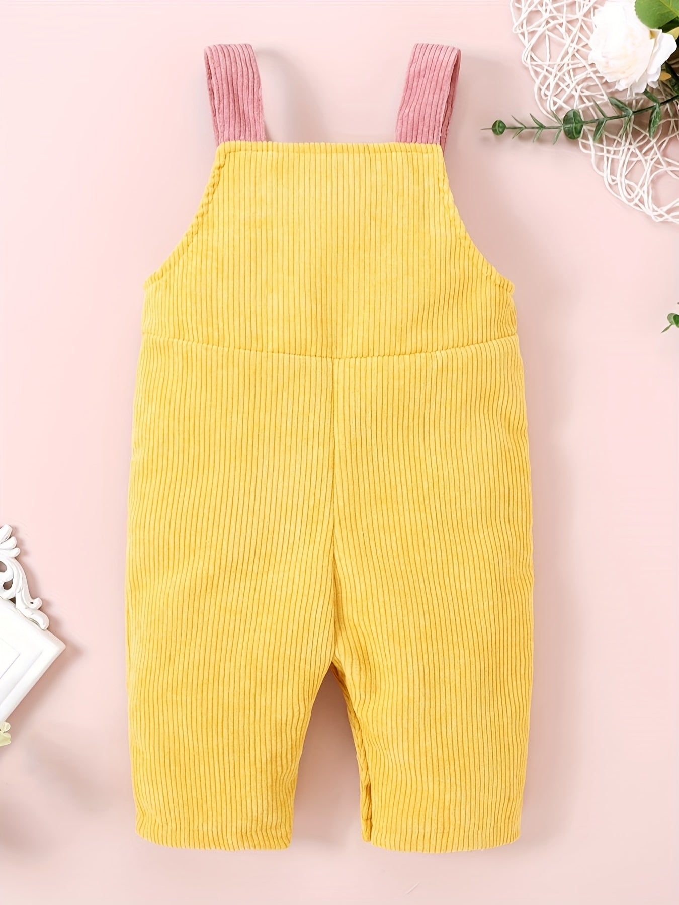 Baby s Suspenders Corduroy Bib Pants