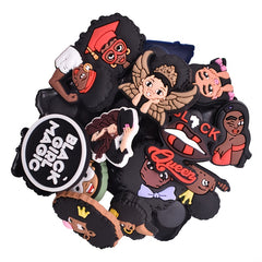 20pcs PVC Magic Girl Shoe Charms for Clog Sandals Party Favors