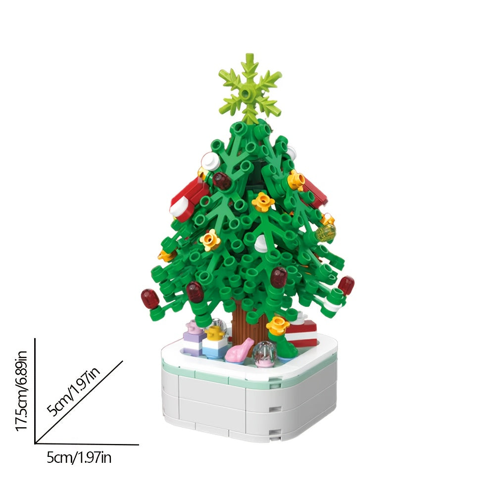 215pcs Building Blocks Christmas Tree Christmas Theme Christmas Gift