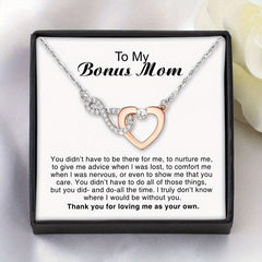 Bonus Mom Heart 8 Necklace Infinity Symbol Gift Card