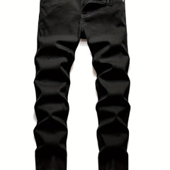 Men's Medium Stretch Jeans Casual Pocket Slim Pants