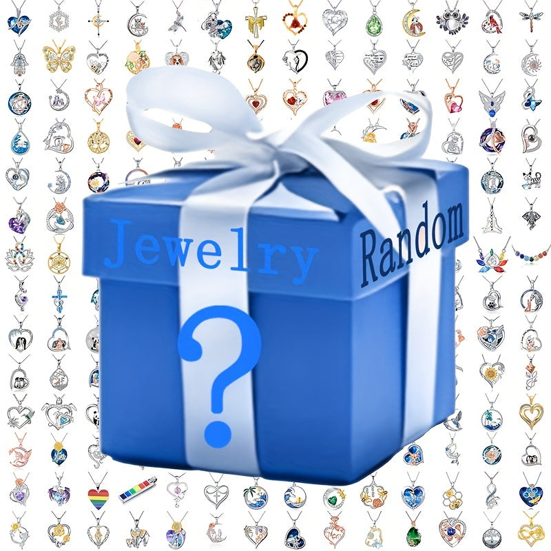 5/10pcs Mystery Jewelry Gift Bag - Pendant Necklace Surprise