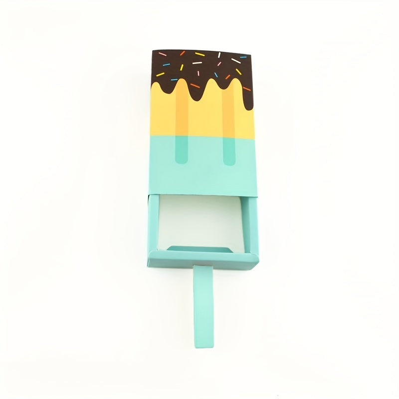 10pcs Colorful Ice Cream Candy Boxes For Party