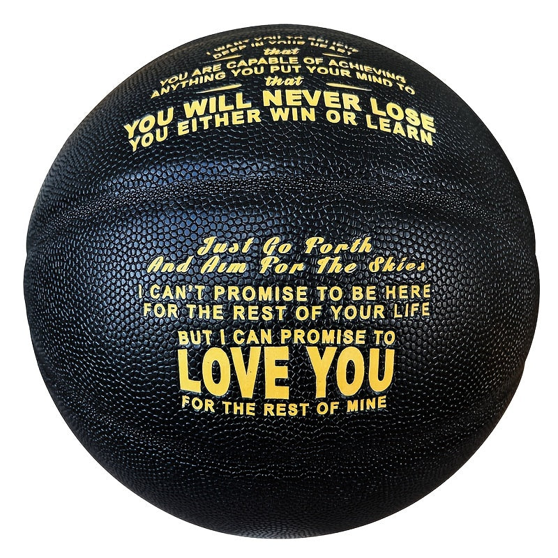 Engraved Outdoor Basketball - Perfect Gift for Grandson!