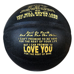 Engraved Outdoor Basketball - Perfect Gift for Grandson!