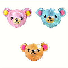 4D Animal Head Aluminum Film Balloon Birthday Party Decoration - Bear Balloon
