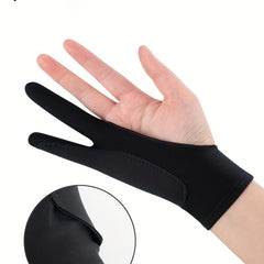 1pc Drawing Glove for Digital Drawing Tablet Two Finger Protective Gloves