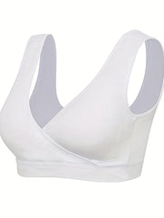 Seamless Comfort Wire Women's Cross Sports Bra