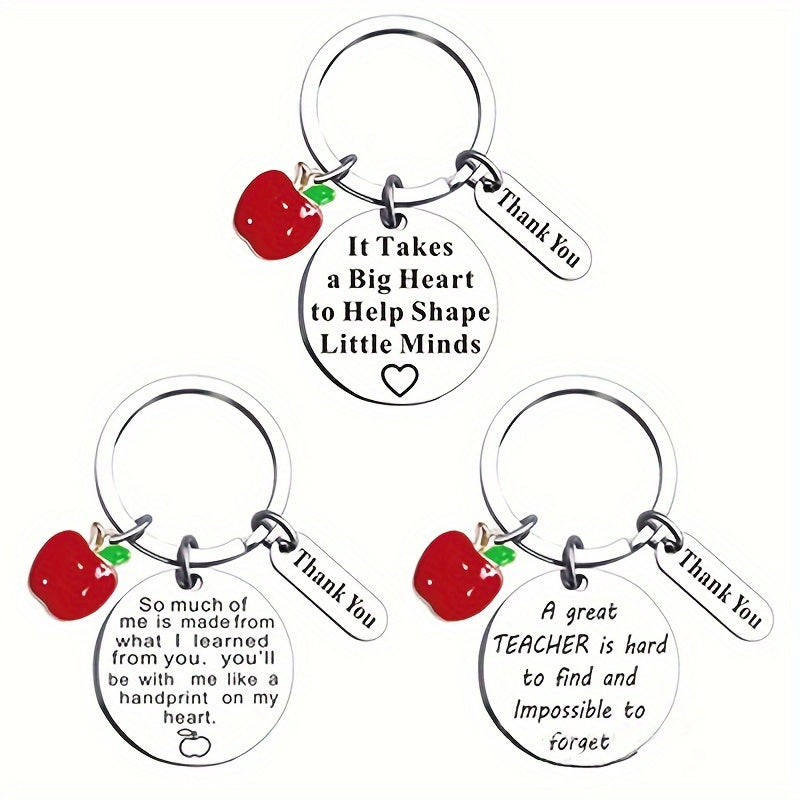Metal Keychain Keyring Teacher's Gift Christmas Gift