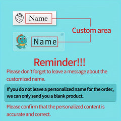 Custom Name Shoe Rings & Stickers, Waterproof & Tear-resistant