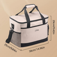 Large Capacity Insulated Bag for Lunch and Outdoor Use