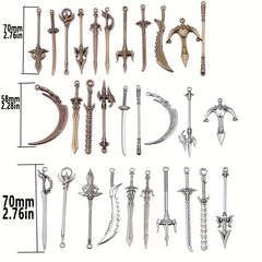 DIY Alloy Jewelry Accessories & Weapon Earrings