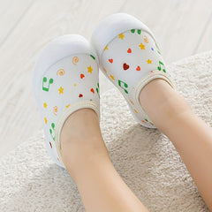 Baby Girl Slip On Sneakers Lightweight Non-slip Shoes