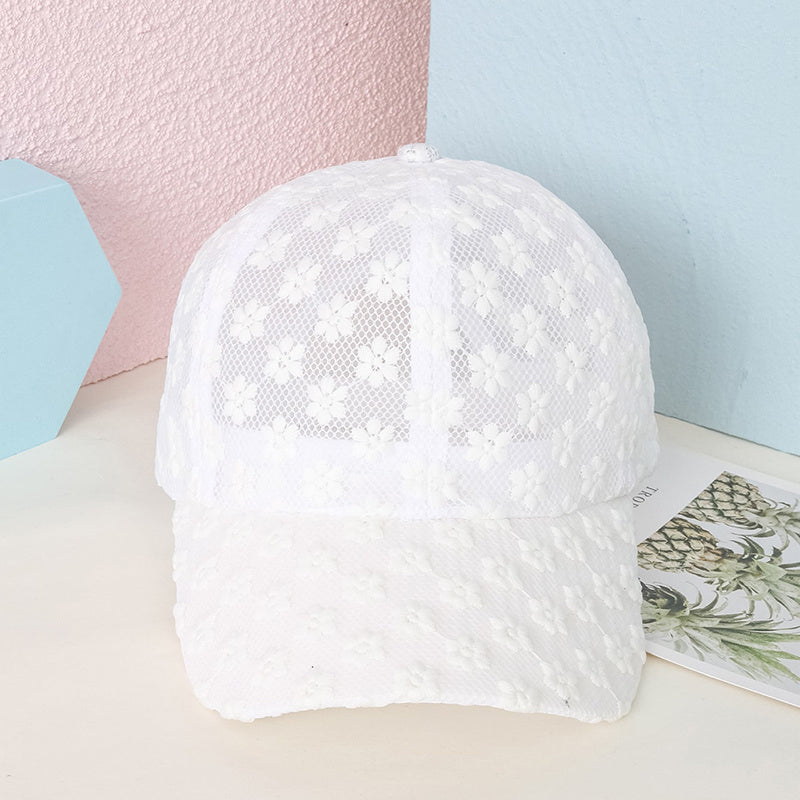 Floral Embroidery Baseball Cap