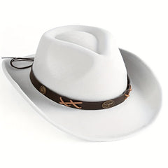 Stylish Unisex Cowboy Hat with UV Protection