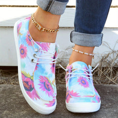 Women's Canvas Low Top Slip On Shoes