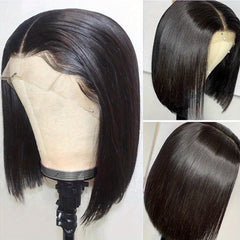 Brazilian Short Bob Wigs 13x4 Lace Front Human Hair Pre Plucked