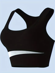 Colorblock Wireless Sports Bra for Women
