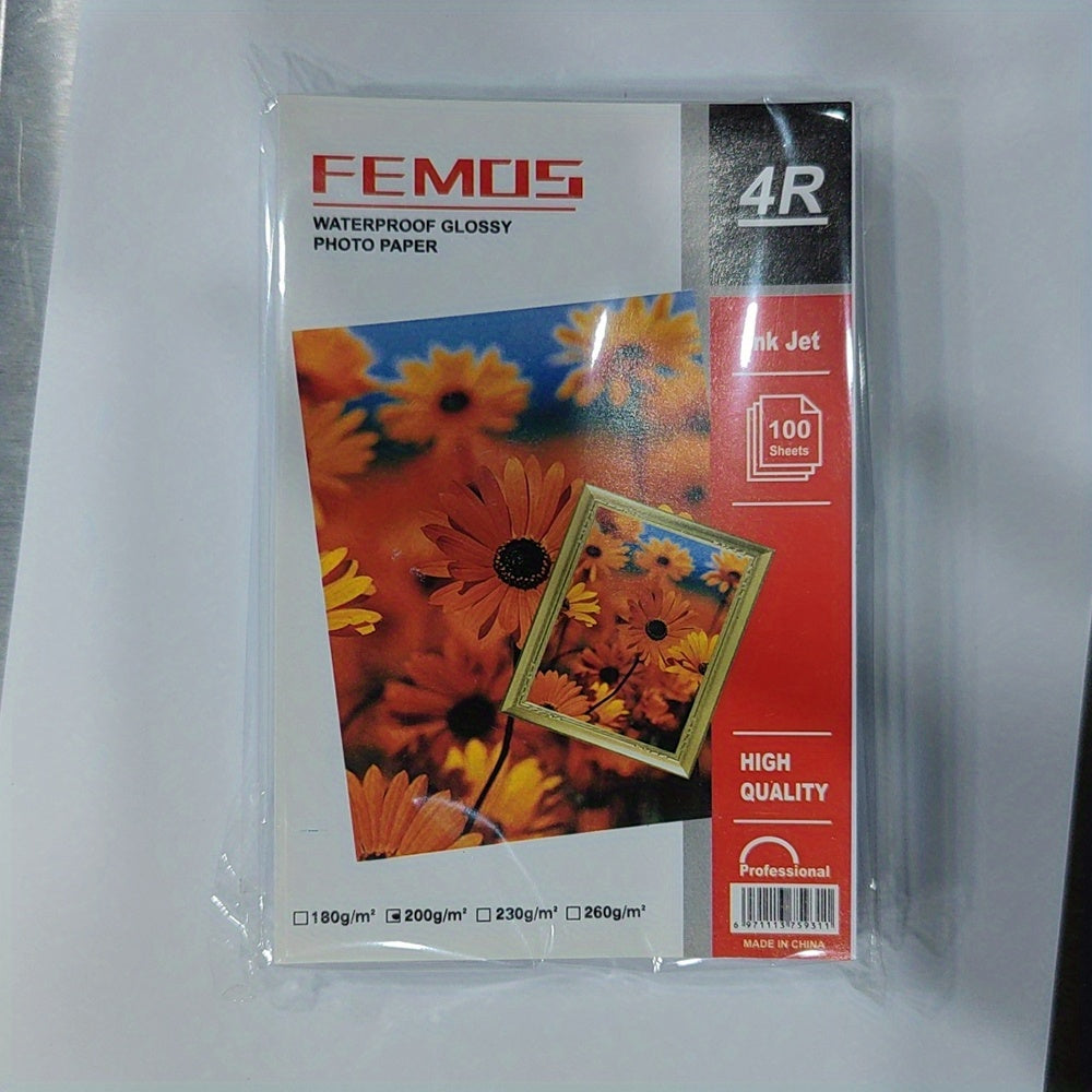 4R 15 Glossy Photo Paper Single Sided