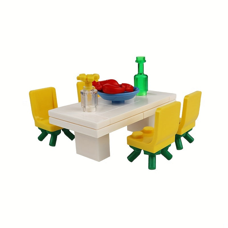 Stacking Blocks Dining Table Model Ornaments