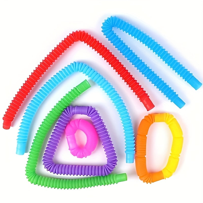 Colorful Elastic Spiral Tube Toys for Kids & Adults