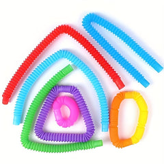 Colorful Elastic Spiral Tube Toys for Kids & Adults