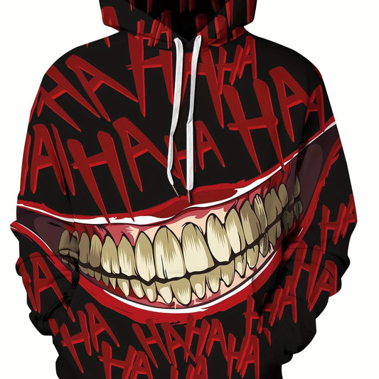 3D Print Graphic Hoodie Men's Pullover Autumn Winter