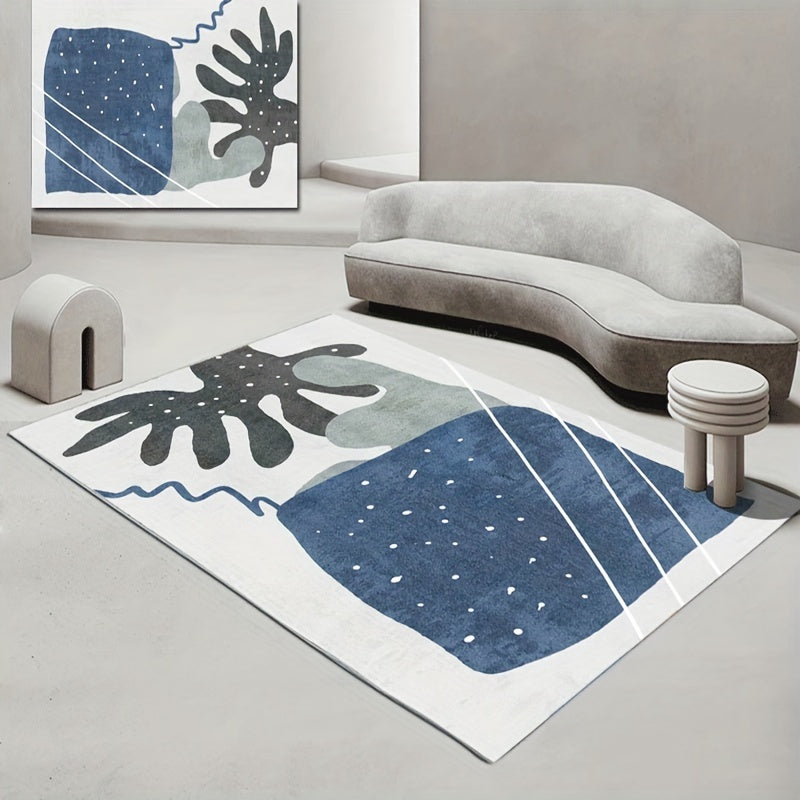 Modern Abstract Area Rug Soft Non-slip Carpet Washable