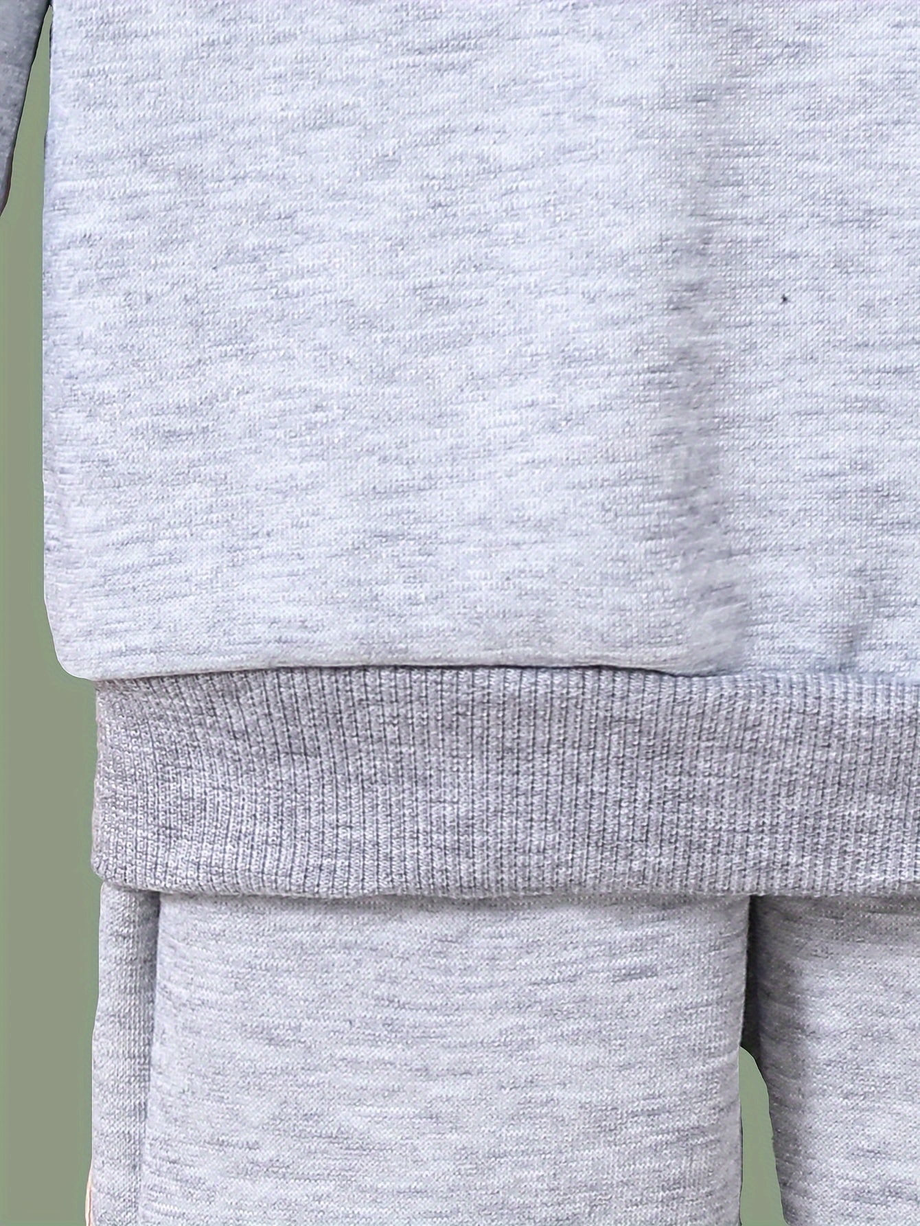 Girls Cartoon Dog Sweatshirt & Sweatpants Set