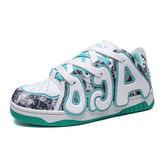 Men's Big Letters Skate Shoes With Traction