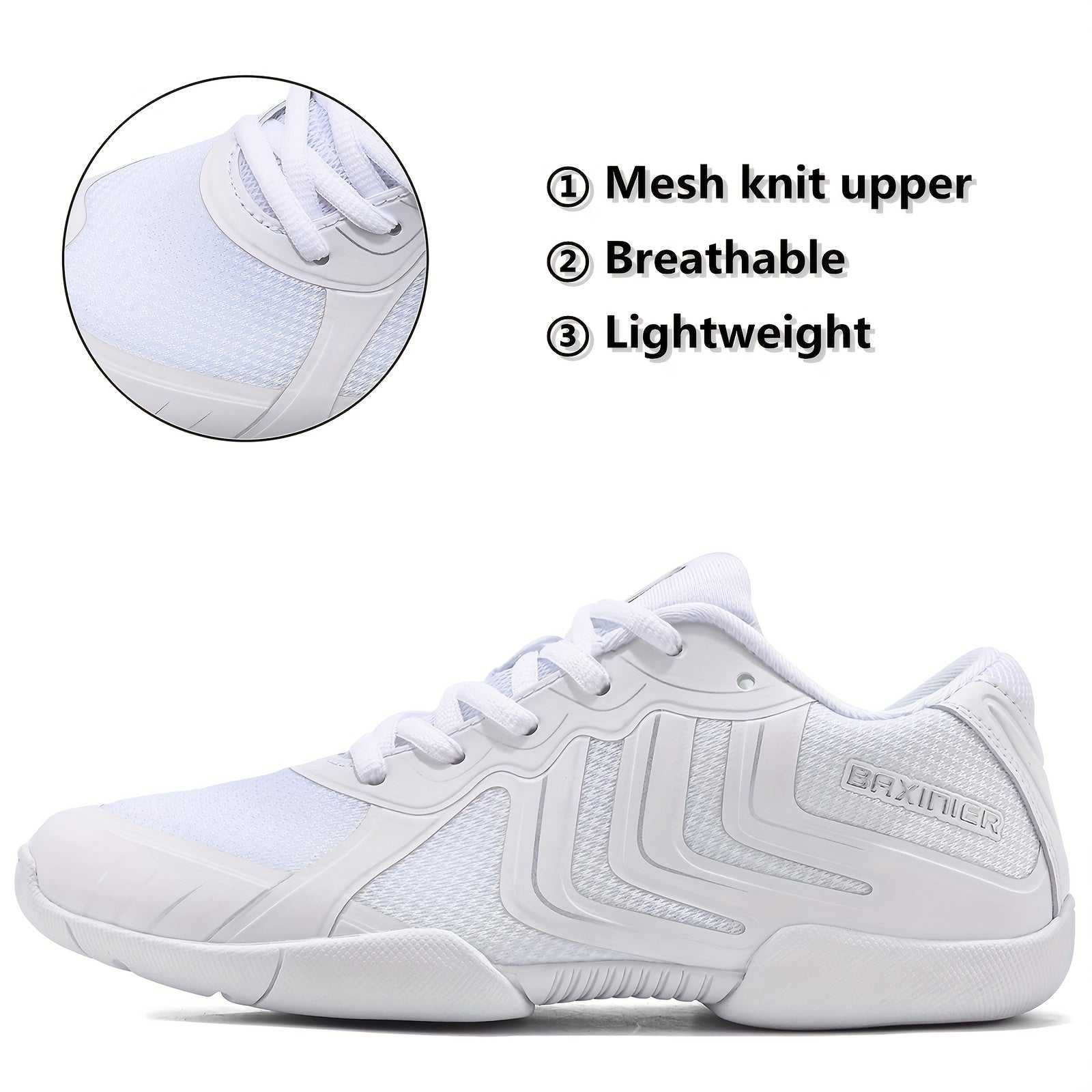 Girls Cheerleading Dancing Shoes Non slip Breathable Sneakers