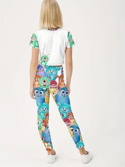 Girl's LITTLE MONSTER PARTY 2pcs Set for Summer