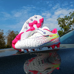 Boy's Non Slip Spiked Football Cleat - Outdoor Soccer Shoes