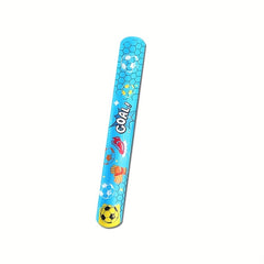 Football PVC Pat Ring Print Wristband Toy For Kids