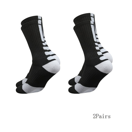 Men's Basketball Socks Comfortable Crew Running Socks