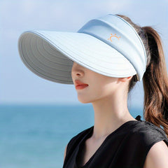 Wide Brim Sun Visor Hat UV Protection Sun Hats Women Beach Hats