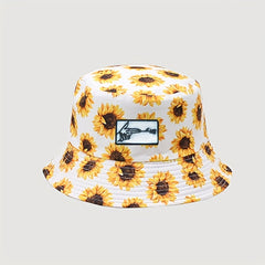 Sunflower Bucket Hat Fisherman Hat Outdoor Summer Travel Cap