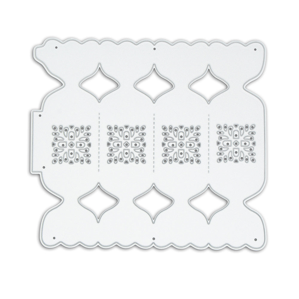 3D Embossing Metal Cutting Dies Candy Shape Gift Package Box Stencil