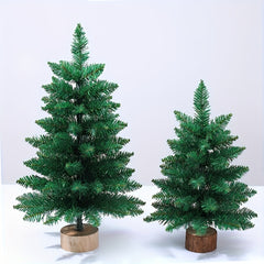 17 71in Mini Small PE Mixed Pointed Christmas Tree Desktop Decoration