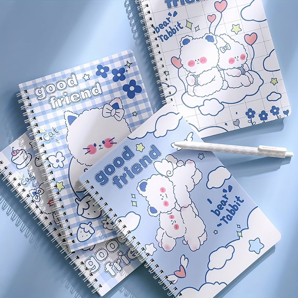 60 Sheets A5 Cartoon Coil Book Student Collection Journal