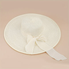 Straw Beach Sun Hats Big Brim Sunshade Holiday All-match Sun Hat