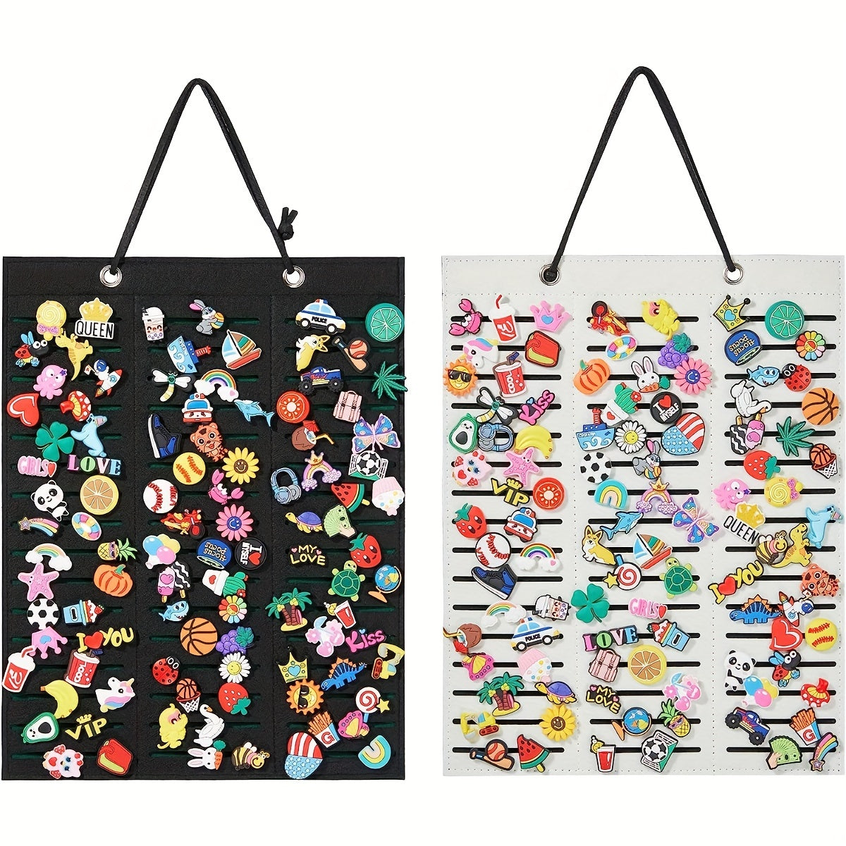 Shoe Charms Organizer Hanging Display Holder for Clog Charms