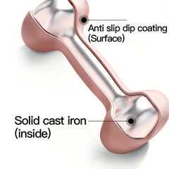 Solid Iron Dumbbell Pair for Home & Outdoor Training