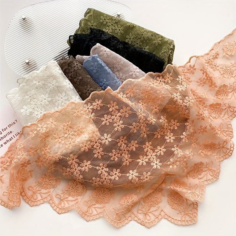 Fashionable Lace Triangle Scarf Hollow Out Thin Neck Scarf