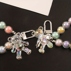 Colorful Bear Key Chain Phone Chain For Girls