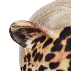 2pcs Halloween Masks Party Props Half Face Animal Carnival Party Dance Role Play