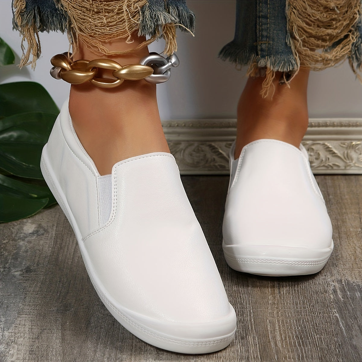 Women's Casual Slip On Flats Comfy Shoes
