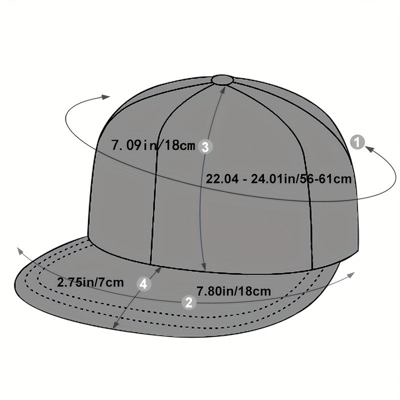 Men's Letter Embroidered Baseball Cap