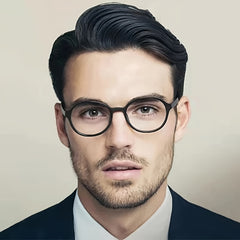 Titanium Alloy Round Optical Glasses Frame Men Women